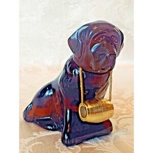 Vintage Avon St. Bernard Dog Cologne Aftershave Bottle Decanter ~ Empty